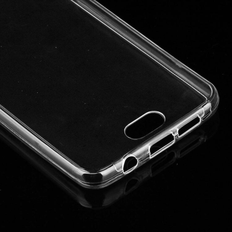 For Galaxy A3 (2016) / A310 0.75mm Double-sided Ultra-thin Transparent TPU Protective Case (Transparent)