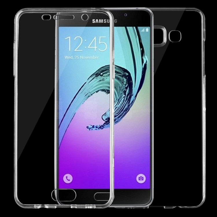 For Galaxy A5 (2016) / A510 0.75mm Double-sided Ultra-thin Transparent TPU Protective Case (Transparent)