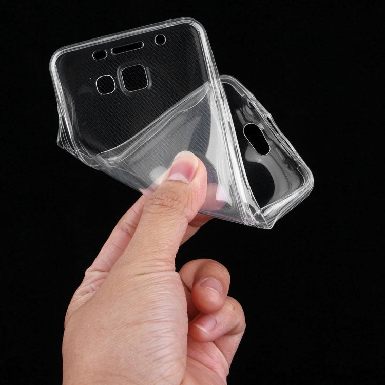 For Galaxy A5 (2016) / A510 0.75mm Double-sided Ultra-thin Transparent TPU Protective Case (Transparent)