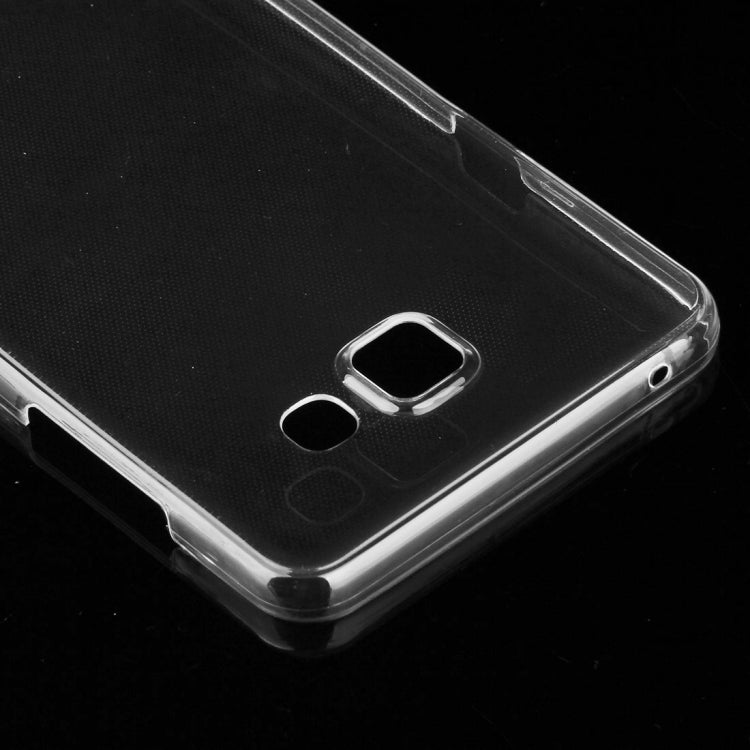 For Galaxy A5 (2016) / A510 0.75mm Double-sided Ultra-thin Transparent TPU Protective Case (Transparent)