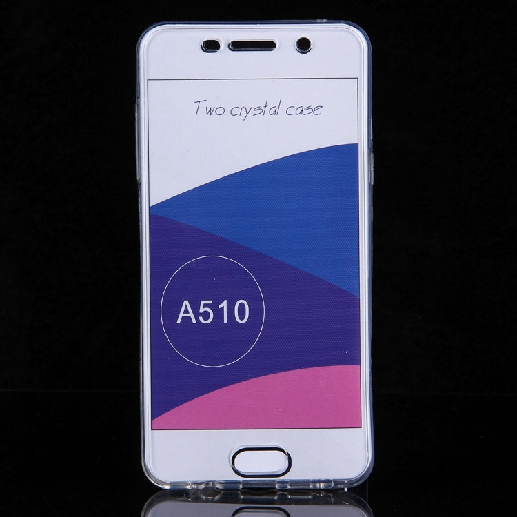 For Galaxy A5 (2016) / A510 0.75mm Double-sided Ultra-thin Transparent TPU Protective Case (Transparent)