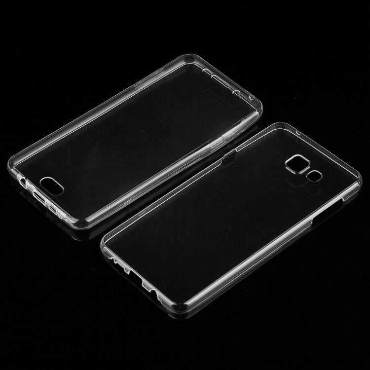 For Galaxy A7 (2016) / A710 0.75mm Double-sided Ultra-thin Transparent TPU Protective Case (Transparent)