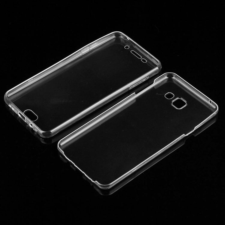 For Galaxy A7 (2016) / A710 0.75mm Double-sided Ultra-thin Transparent TPU Protective Case (Transparent)