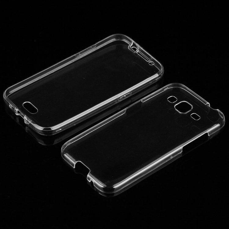 For Galaxy Core Prime / G360 0.75mm Double-sided Ultra-thin Transparent TPU Protective Case (Transparent)