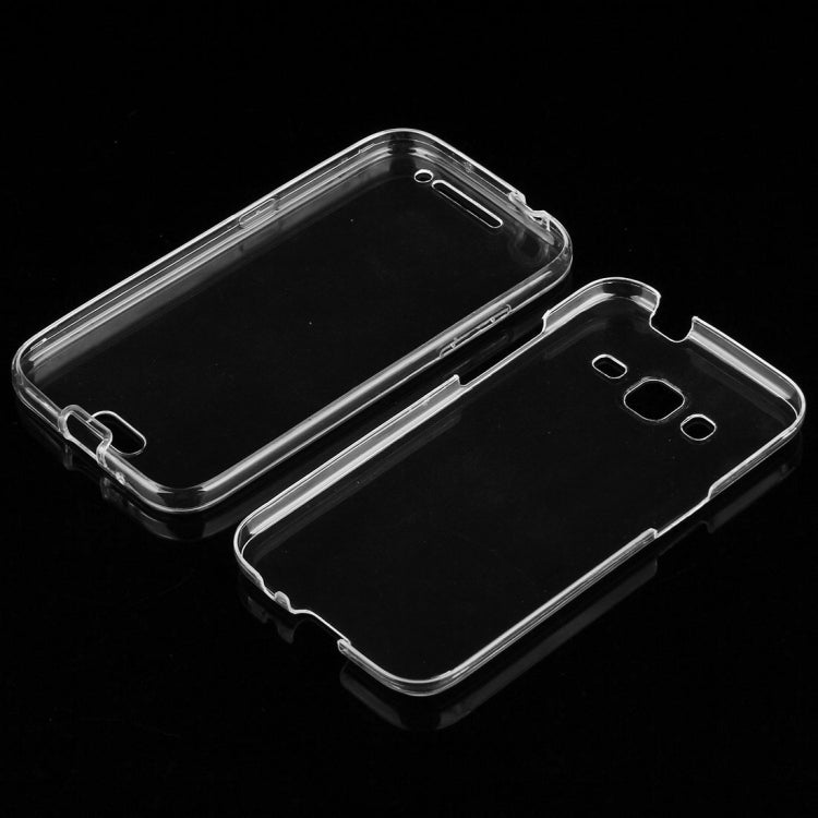 For Galaxy Core Prime / G360 0.75mm Double-sided Ultra-thin Transparent TPU Protective Case (Transparent)