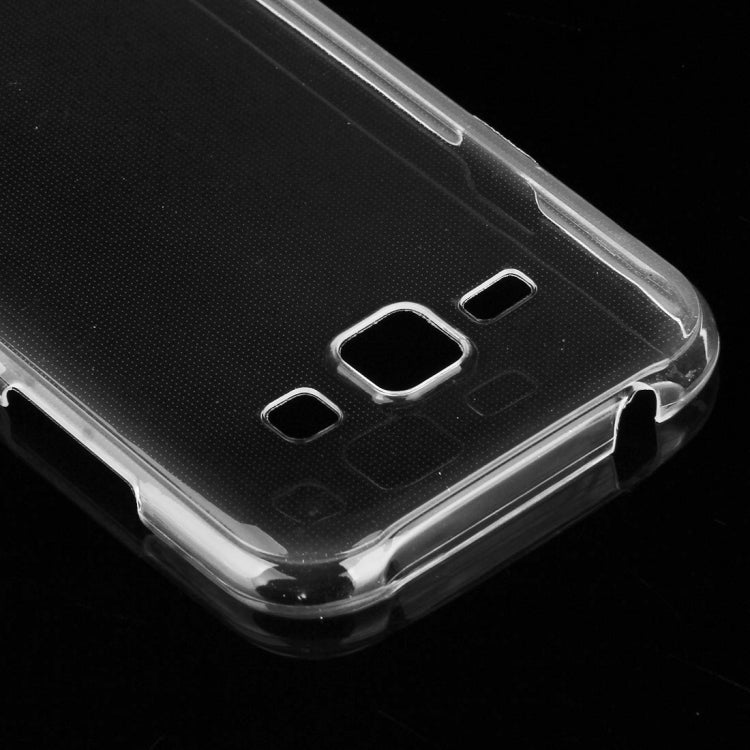 For Galaxy J1 / J100 0.75mm Double-sided Ultra-thin Transparent TPU Protective Case (Transparent)