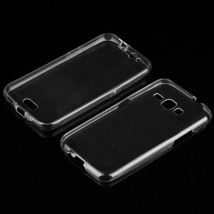 For Galaxy J1 (2016) / J120 0.75mm Double-sided Ultra-thin Transparent TPU Protective Case (Transparent)