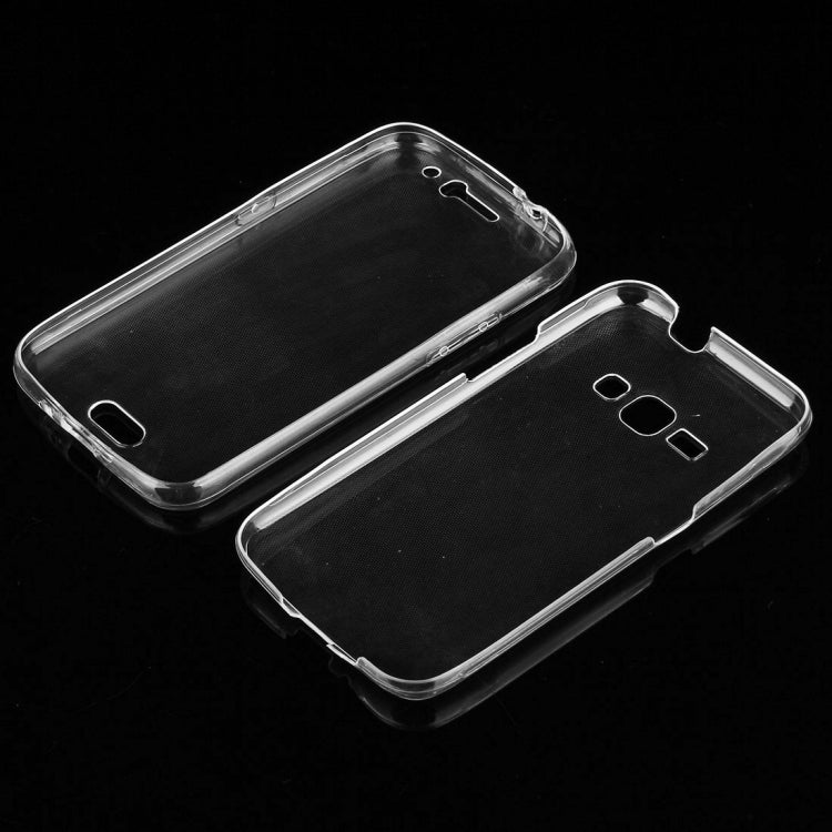 For Galaxy J1 (2016) / J120 0.75mm Double-sided Ultra-thin Transparent TPU Protective Case (Transparent)