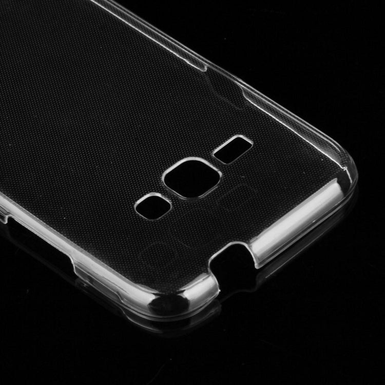 For Galaxy J1 (2016) / J120 0.75mm Double-sided Ultra-thin Transparent TPU Protective Case (Transparent)