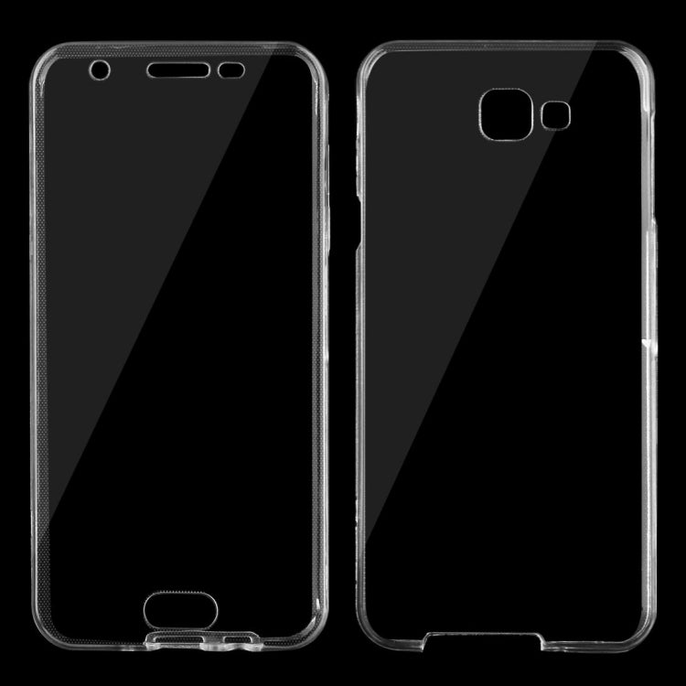 For Galaxy J5 Prime 0.75mm Double-sided Ultra-thin Transparent TPU Protective Case(Transparent)