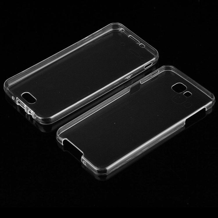 For Galaxy J5 Prime 0.75mm Double-sided Ultra-thin Transparent TPU Protective Case(Transparent)