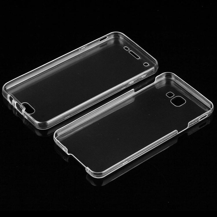 For Galaxy J5 Prime 0.75mm Double-sided Ultra-thin Transparent TPU Protective Case(Transparent)