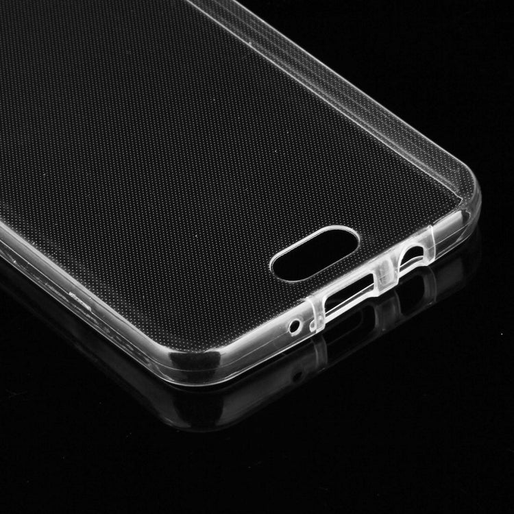 For Galaxy J5 Prime 0.75mm Double-sided Ultra-thin Transparent TPU Protective Case(Transparent)