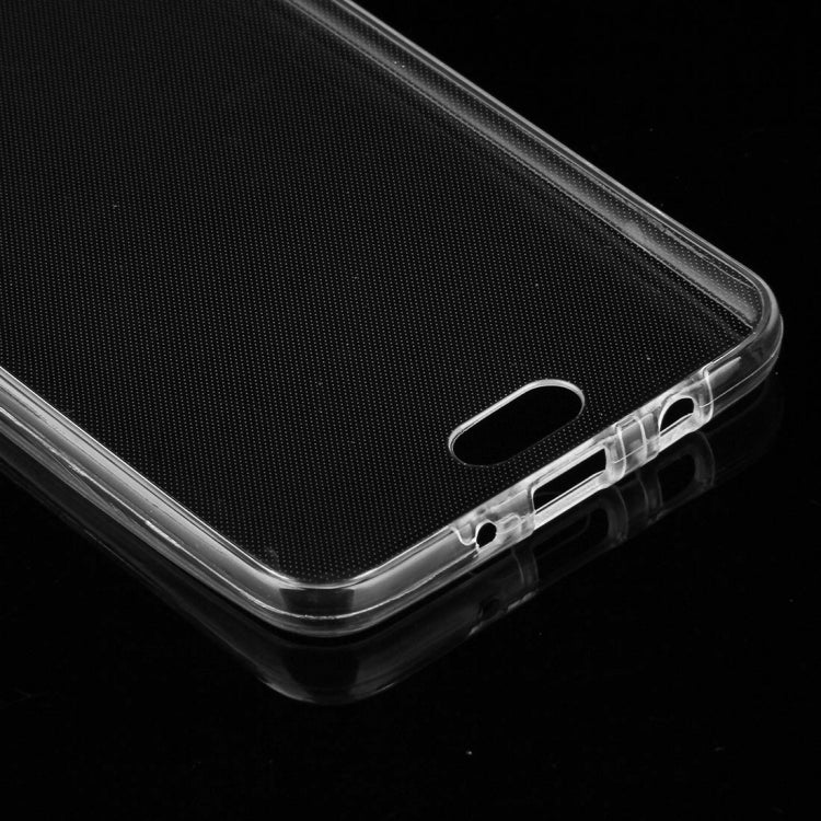 For Galaxy J7 Prime 0.75mm Double-sided Ultra-thin Transparent TPU Protective Case(Transparent)