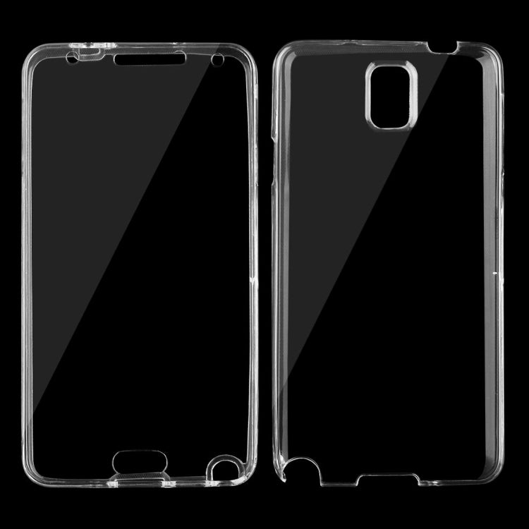 For Galaxy Note 3 / N900 0.75mm Double-sided Ultra-thin Transparent TPU Protective Case (Transparent)