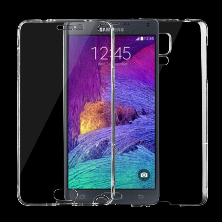 For Galaxy Note 4 / N910 0.75mm Double-sided Ultra-thin Transparent TPU Protective Case (Transparent)