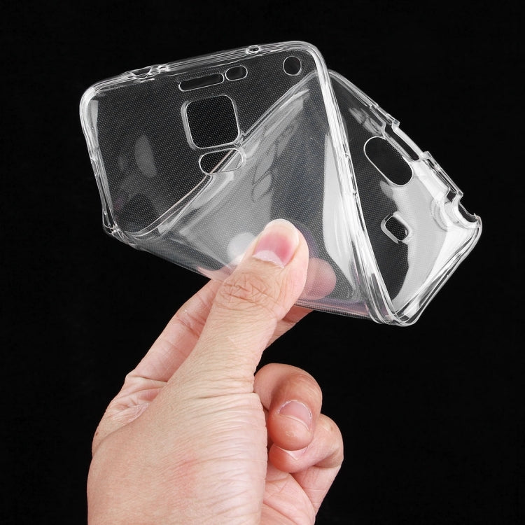 For Galaxy Note 4 / N910 0.75mm Double-sided Ultra-thin Transparent TPU Protective Case (Transparent)