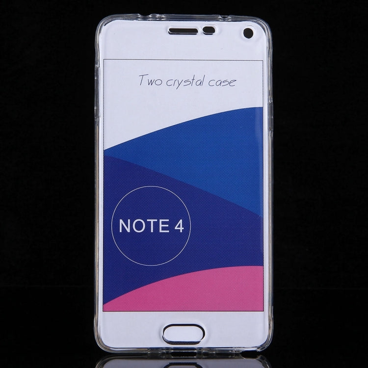 For Galaxy Note 4 / N910 0.75mm Double-sided Ultra-thin Transparent TPU Protective Case (Transparent)