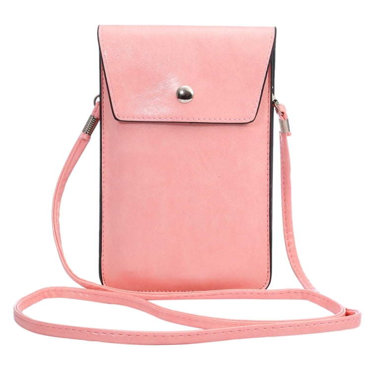 Crazy Horse Texture Universal Business Vertical Two Layers Multi-function Leather Shoulder Bag with Card Slots for iPhone 6 Plus & 6S Plus / Galaxy S7 Edge / Huawei Mate 8