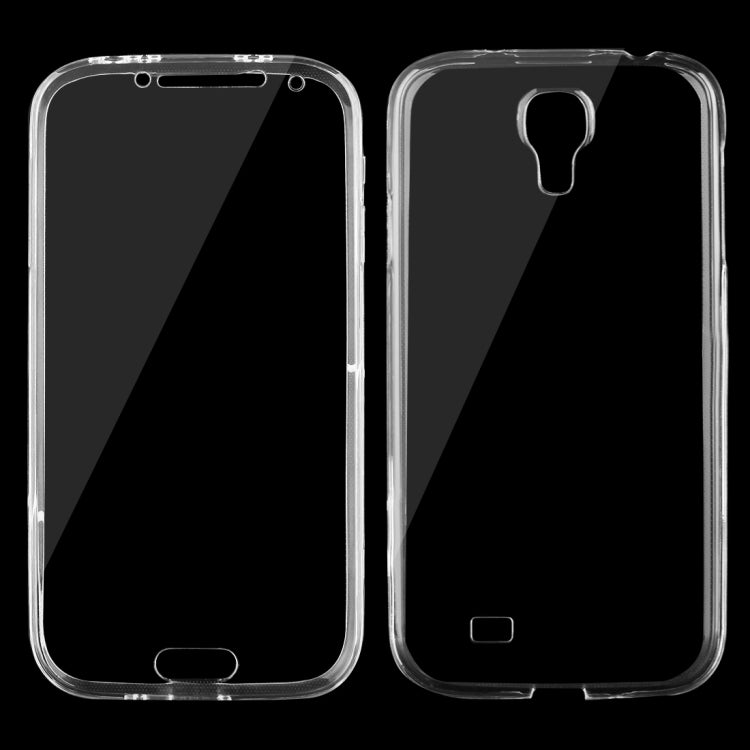For Galaxy S4 / i9500 0.75mm Double-sided Ultra-thin Transparent TPU Protective Case(Transparent)