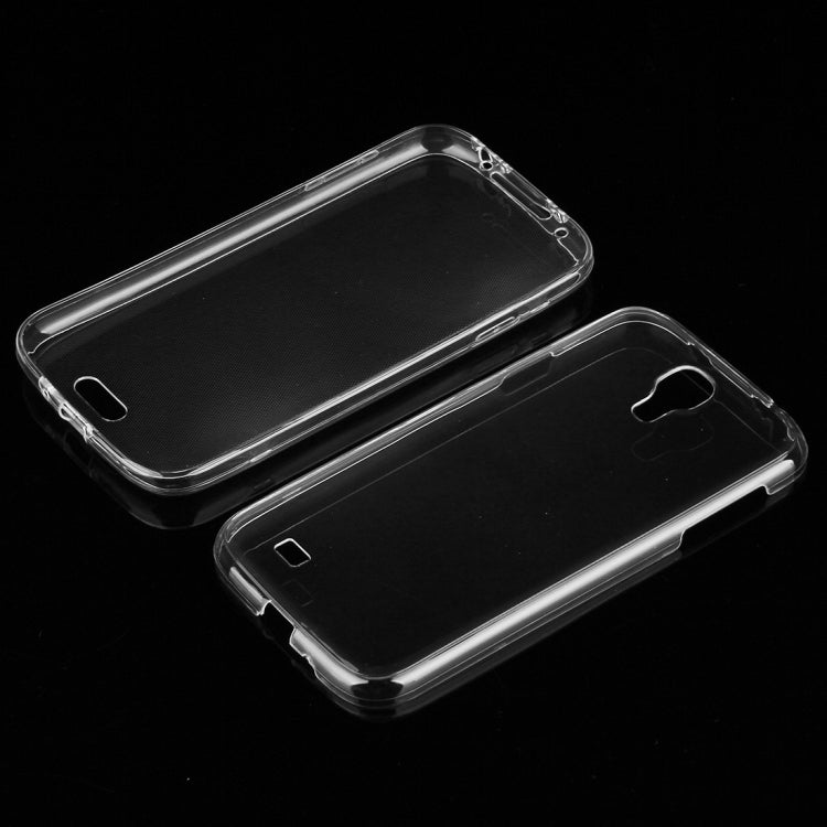 For Galaxy S4 / i9500 0.75mm Double-sided Ultra-thin Transparent TPU Protective Case(Transparent)