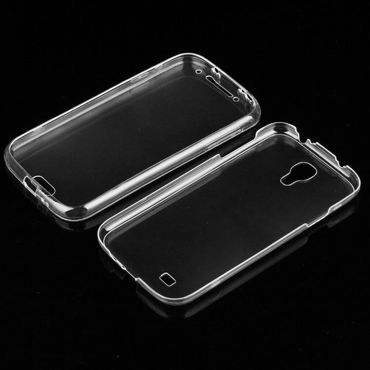 For Galaxy S4 / i9500 0.75mm Double-sided Ultra-thin Transparent TPU Protective Case(Transparent)
