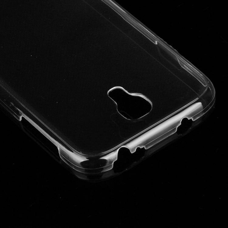 For Galaxy S4 / i9500 0.75mm Double-sided Ultra-thin Transparent TPU Protective Case(Transparent)