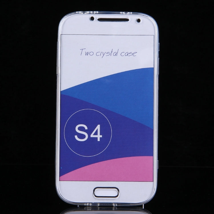 For Galaxy S4 / i9500 0.75mm Double-sided Ultra-thin Transparent TPU Protective Case(Transparent)