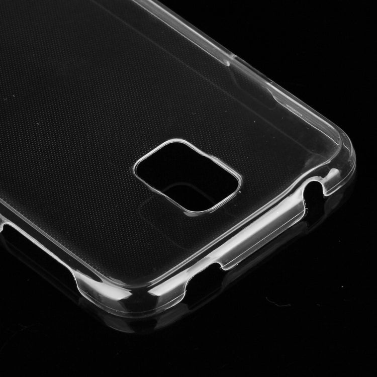 For Galaxy S5 / G900 0.75mm Double-sided Ultra-thin Transparent TPU Protective Case (Transparent)