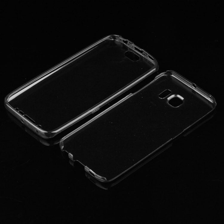 For Galaxy S6 Edge / G925 0.75mm Double-sided Ultra-thin Transparent TPU Protective Case