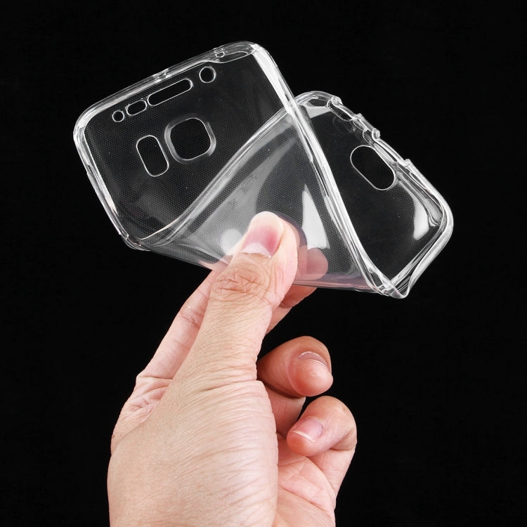 For Galaxy S6 Edge / G925 0.75mm Double-sided Ultra-thin Transparent TPU Protective Case