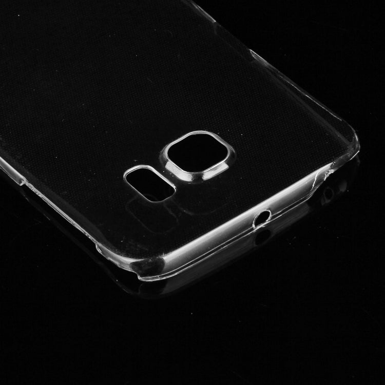 For Galaxy S6 Edge / G925 0.75mm Double-sided Ultra-thin Transparent TPU Protective Case