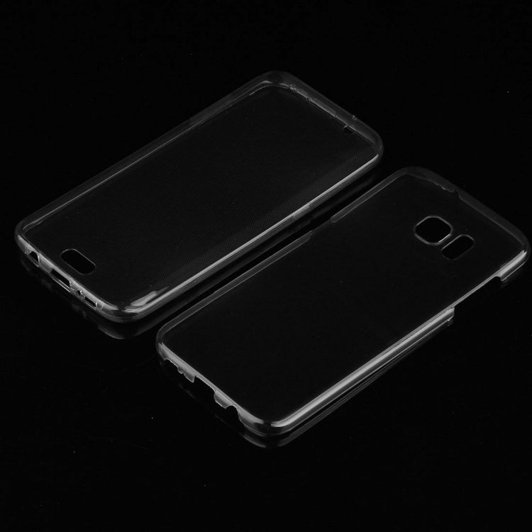 For Galaxy S7 Edge / G935 0.75mm Double-sided Ultra-thin Transparent TPU Protective Case