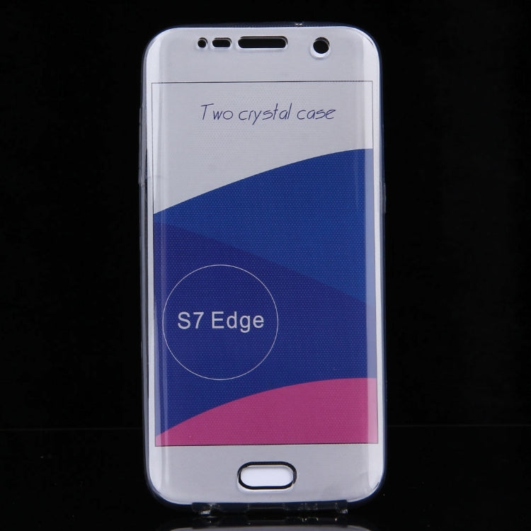 For Galaxy S7 Edge / G935 0.75mm Double-sided Ultra-thin Transparent TPU Protective Case