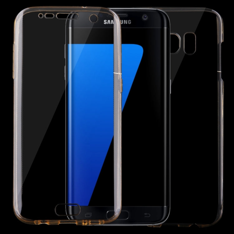 For Galaxy S7 Edge / G935 0.75mm Double-sided Ultra-thin Transparent TPU Protective Case