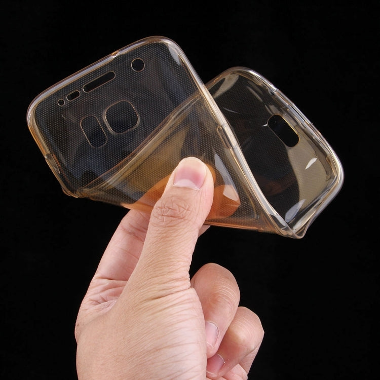 For Galaxy S7 Edge / G935 0.75mm Double-sided Ultra-thin Transparent TPU Protective Case