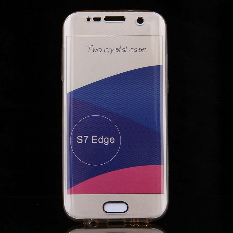 For Galaxy S7 Edge / G935 0.75mm Double-sided Ultra-thin Transparent TPU Protective Case