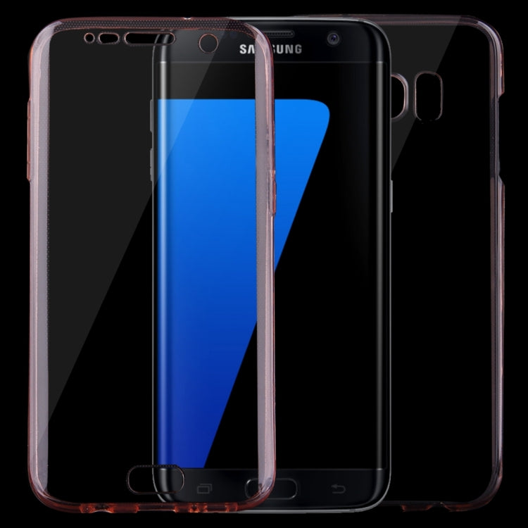 For Galaxy S7 Edge / G935 0.75mm Double-sided Ultra-thin Transparent TPU Protective Case