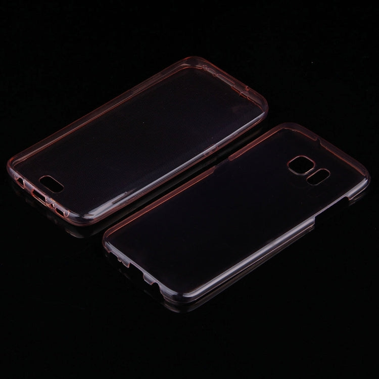 For Galaxy S7 Edge / G935 0.75mm Double-sided Ultra-thin Transparent TPU Protective Case