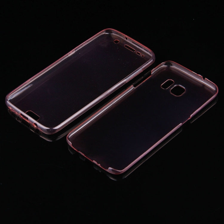 For Galaxy S7 Edge / G935 0.75mm Double-sided Ultra-thin Transparent TPU Protective Case