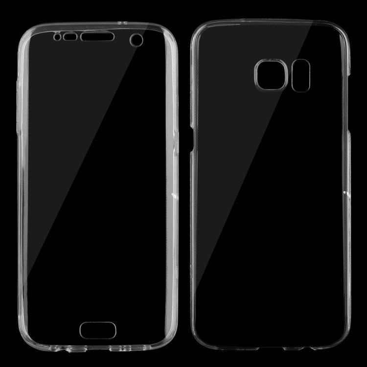 For Galaxy S7 Edge / G935 0.75mm Double-sided Ultra-thin Transparent TPU Protective Case