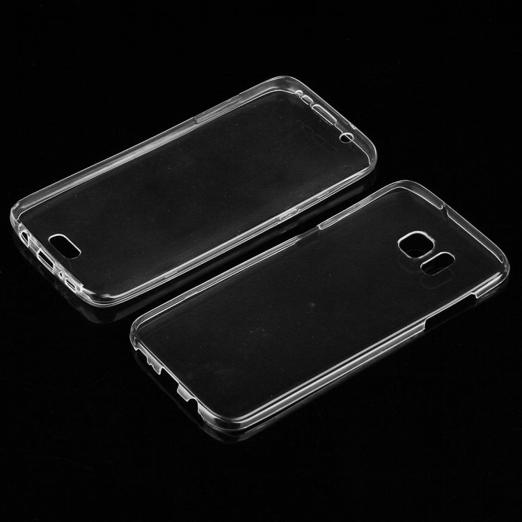 For Galaxy S7 Edge / G935 0.75mm Double-sided Ultra-thin Transparent TPU Protective Case