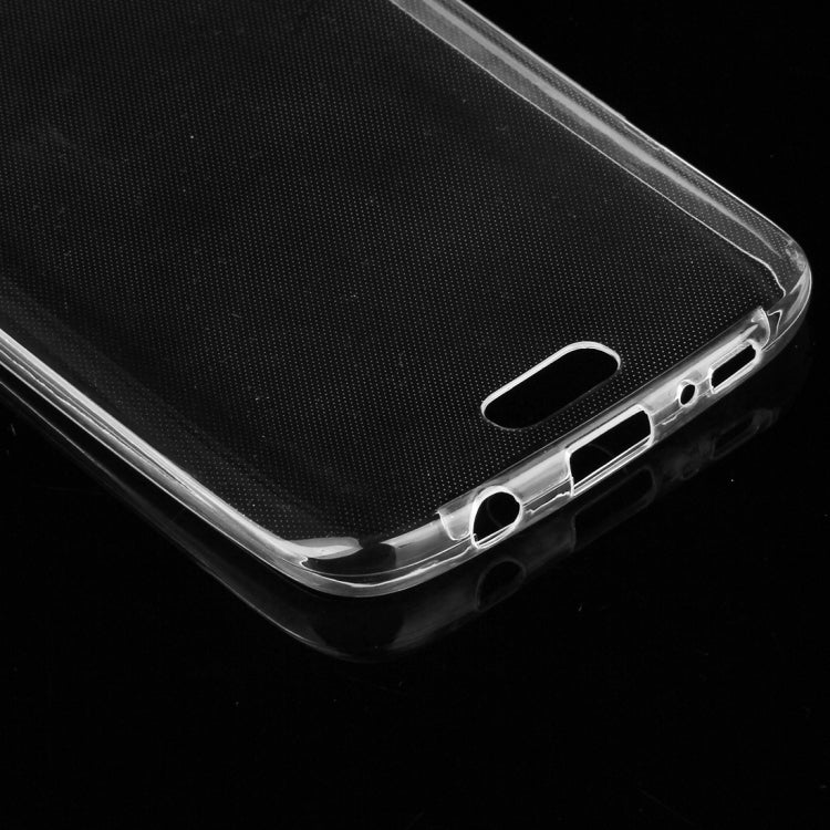 For Galaxy S7 Edge / G935 0.75mm Double-sided Ultra-thin Transparent TPU Protective Case