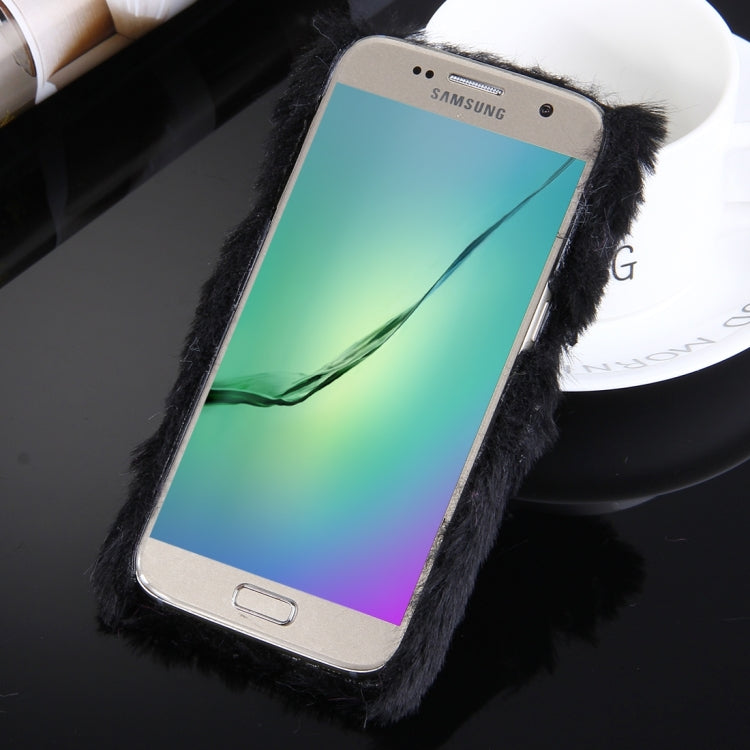 For Galaxy S7 / G930 Diamond Plush PC Protective Case