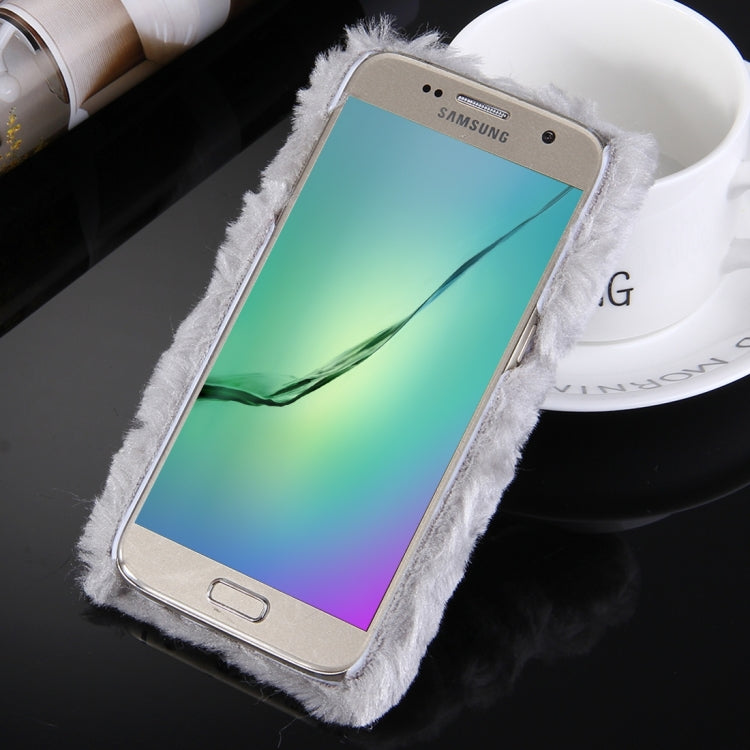 For Galaxy S7 / G930 Diamond Plush PC Protective Case