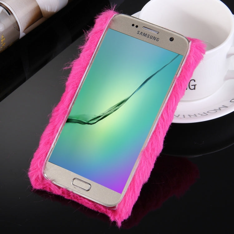 For Galaxy S7 / G930 Diamond Plush PC Protective Case