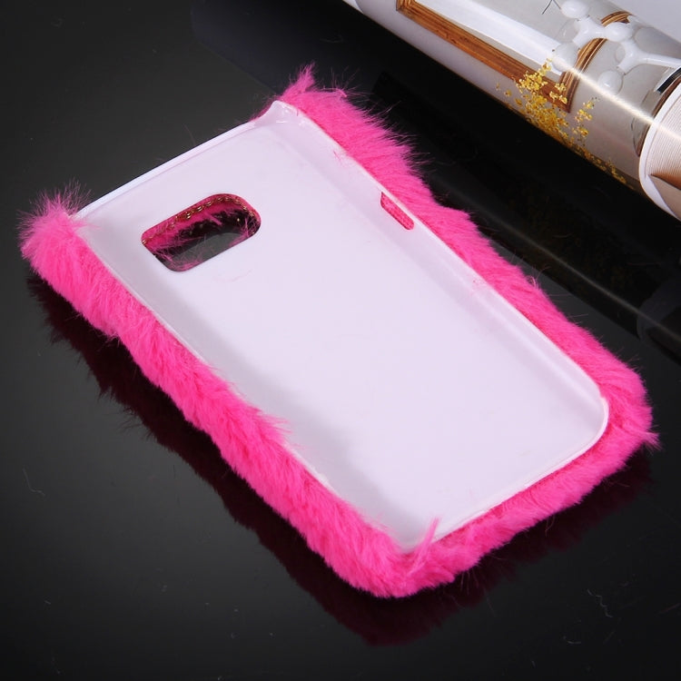 For Galaxy S7 / G930 Diamond Plush PC Protective Case