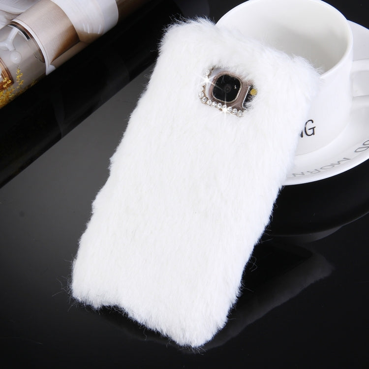 For Galaxy S7 / G930 Diamond Plush PC Protective Case