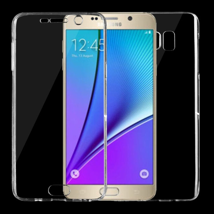 For Galaxy Note 5 / N920 0.75mm Double-sided Ultra-thin Transparent TPU Protective Case (Transparent)