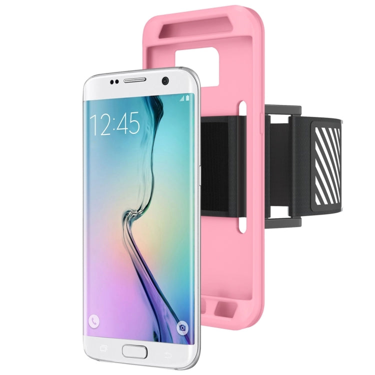 2 in 1 for Galaxy S7 Edge / G935 Dual Control Sport Armband with Detachable Premium Silicone Case